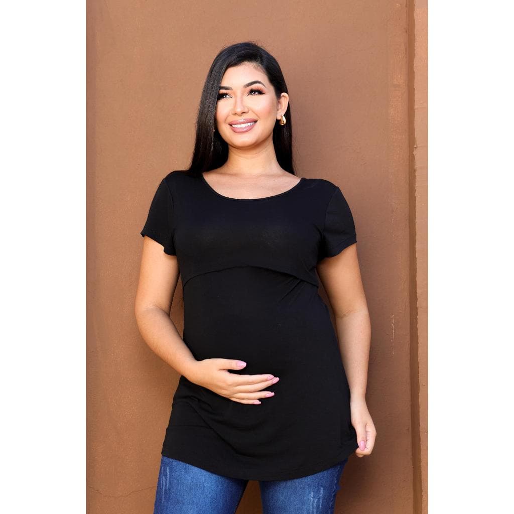 Blusa gestante Maternidade Amamentar