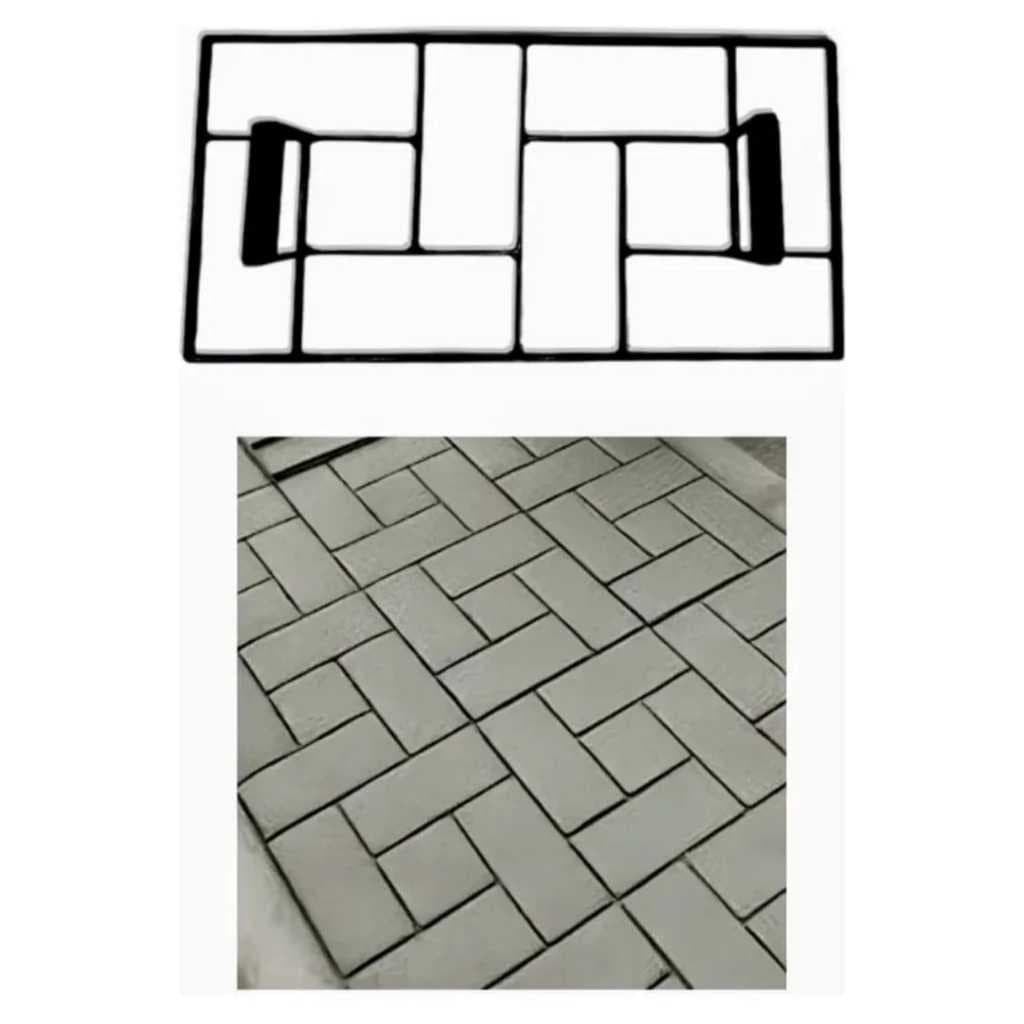 formas imitaçao tijolinho para piso calçada