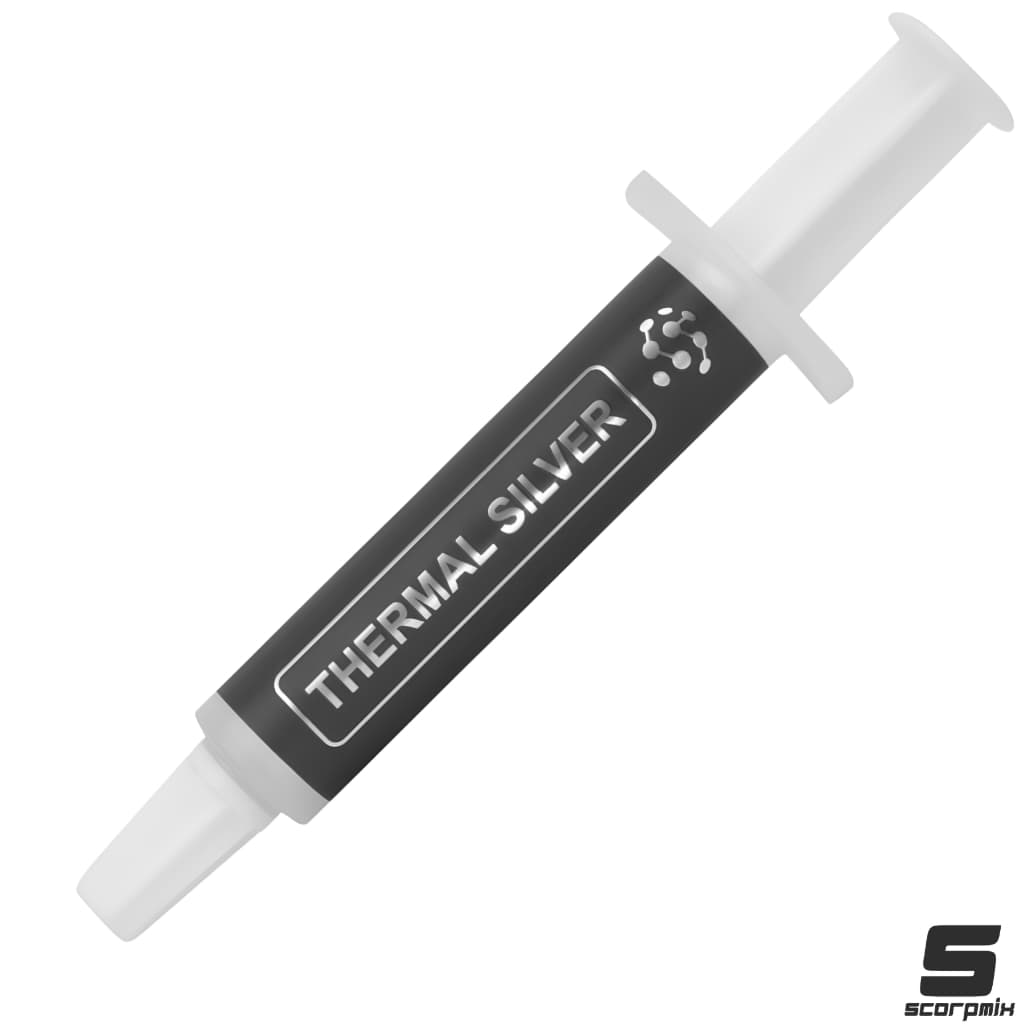 Pasta Térmica Para Processador CPU Computador Notebook Thermal Silver Seringa 2g