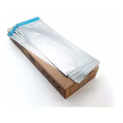 100 Embalagens térmica lisa p/ espetinho 13x35