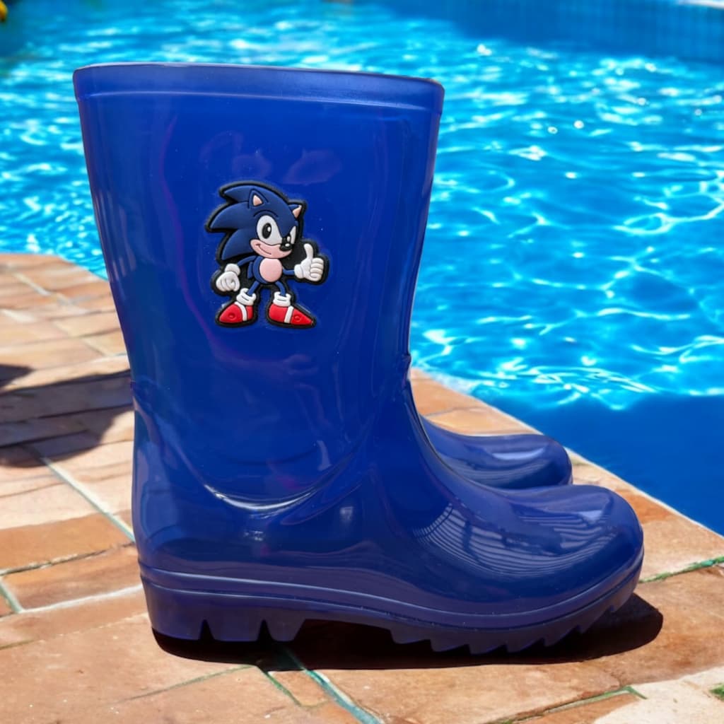 Bota Infantil Menino Galocha Impermeável Masculina