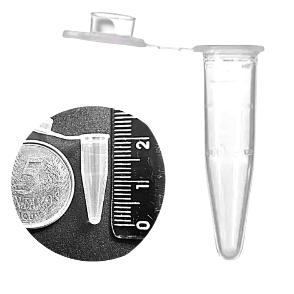 Microtubo Tubo Cápsula Epp 0,2ml com 1000 Unidades