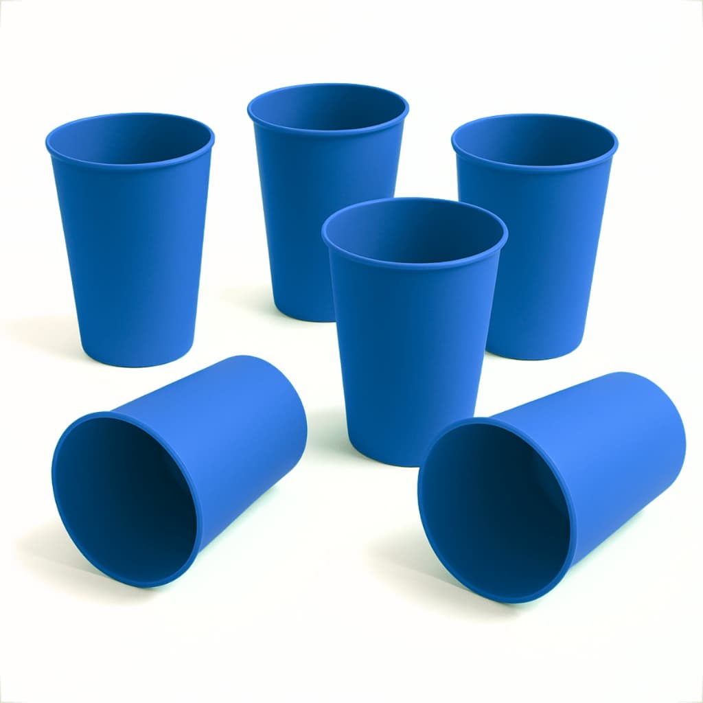 Kit Copos Plásticos Reutilizáveis 200ml Resistentes para Festa Escola Almoço Eventos Diversos