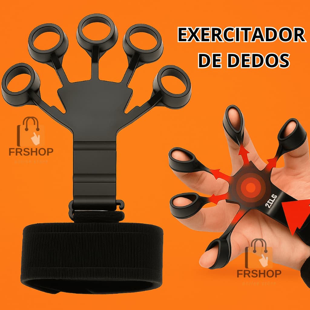 Exercitador de Dedos Flexor Aparelho Fisioterapia Para Mãos Antebraço Hand Grip