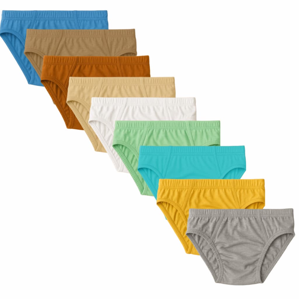 Kit 10 Cueca Slip Infantil Menino Para Criança De Algodão Revenda Preço Dúzia