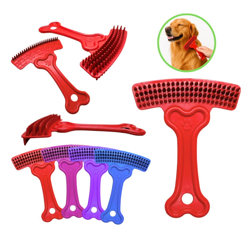 Escova rasqueadeira tira pelos desembaraçar pentear cachorro cães gatos pet