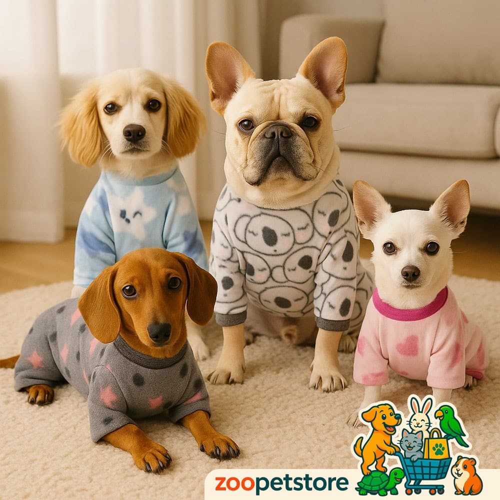 Roupinha Macacão Soft para Cães Estampado