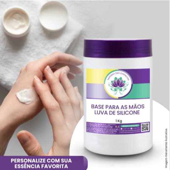 Base creme  para as Mãos Luva de Silicone (kg)