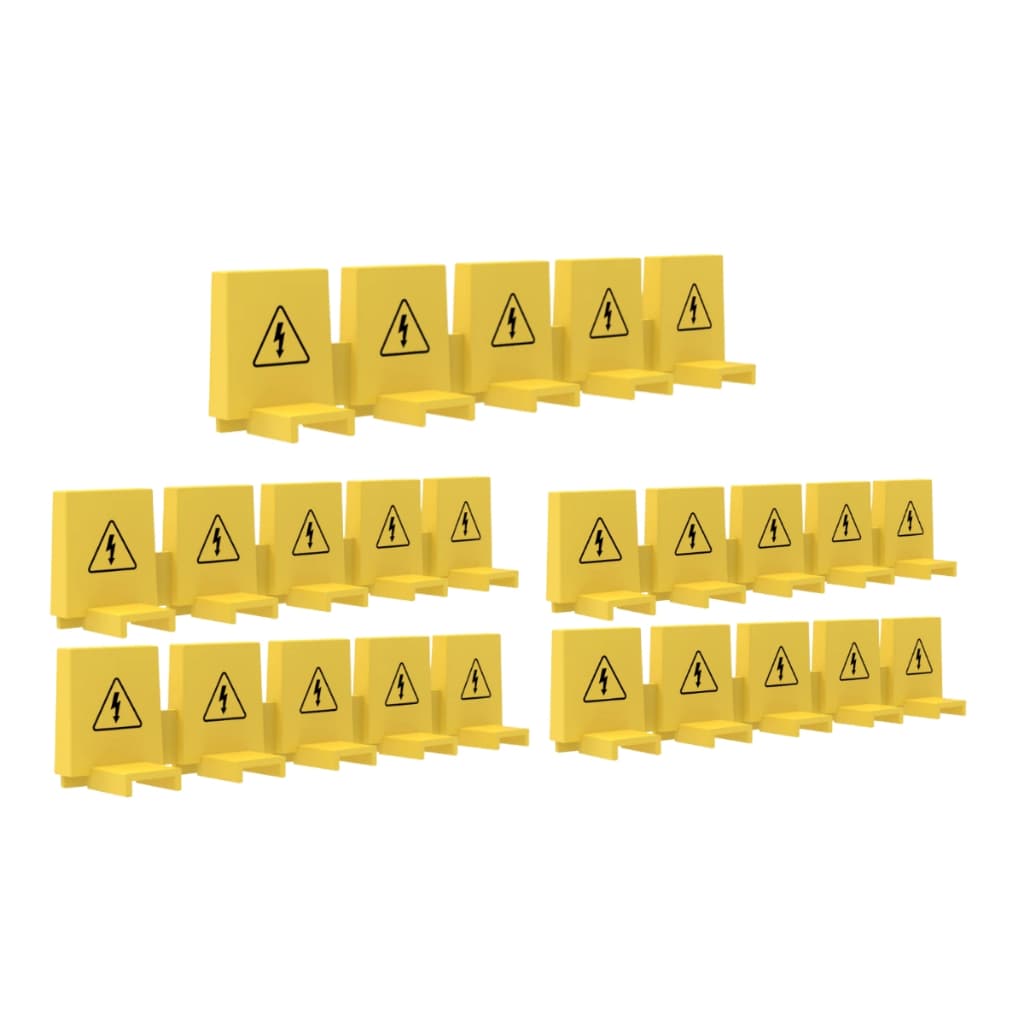 KIT Isolador Para Barramento Proteção Tipo Pente 5 Polos Escolha Sua Quantidade