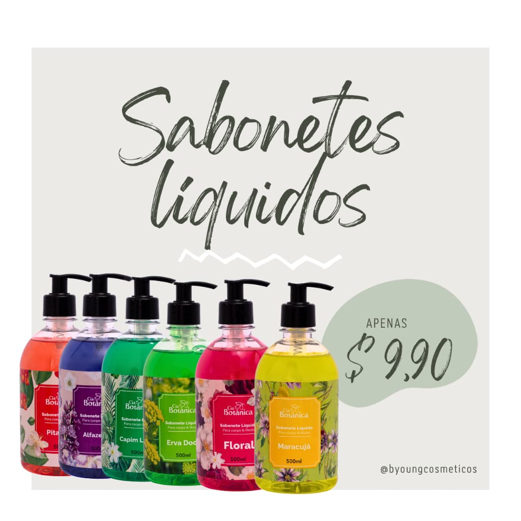 Sabonete Líquido 500 ml - Byoung