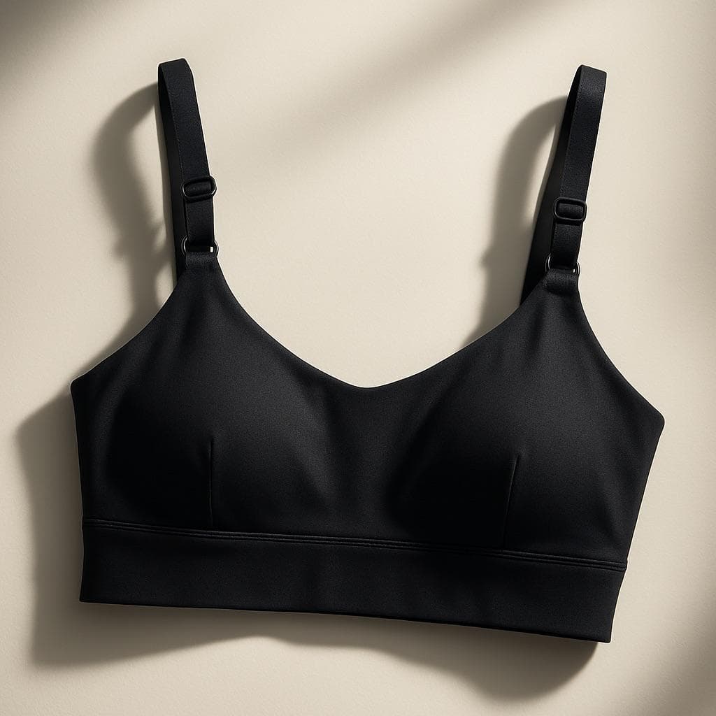 Sutiã Reforçado Tecido do Bojo Duplo Soutien sem Bojo Alça Regulável Microfibra Top Confortável Macio Lingerie