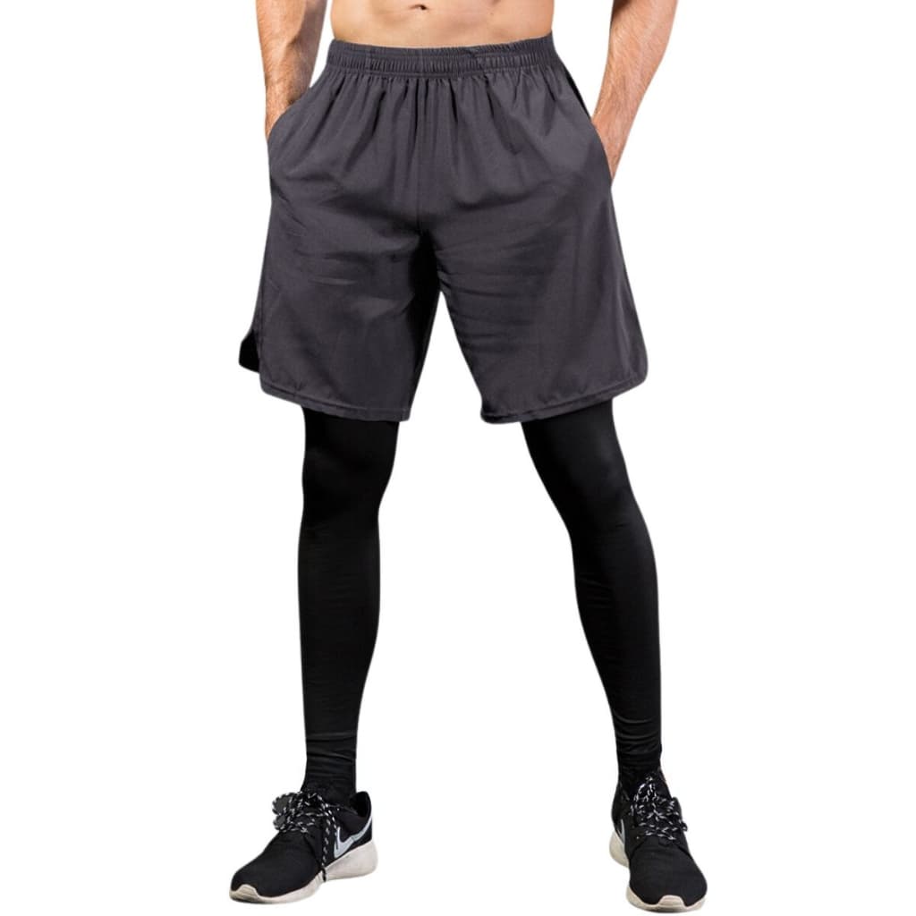 Kit Meias Calça Térmica Masculina Suplex Segunda Pele Esporte Academia Moto Corrida