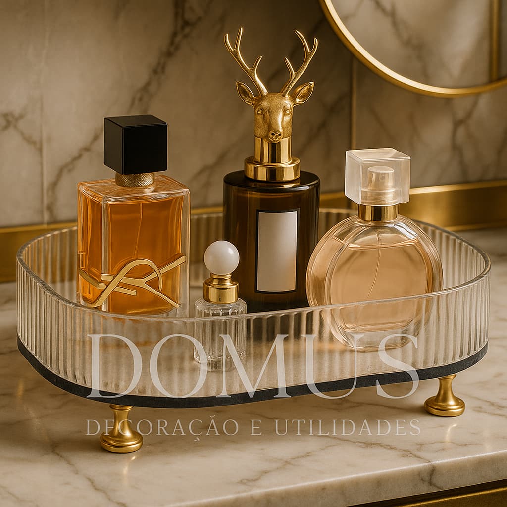 Porta Objeto Transparente Caixa de Armazenamento Multiuso Resistente Casa Escritório Decorativa