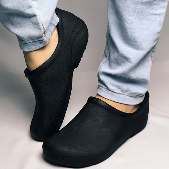 Sapato Enfermagem Enfermeira Fechado Profissional Uniforme EPI Cozinha Babuche Confortável