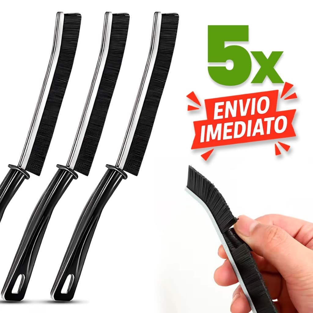 Escovas de Limpeza Multiuso Para Frestas Trilhos Janelas Banheiros