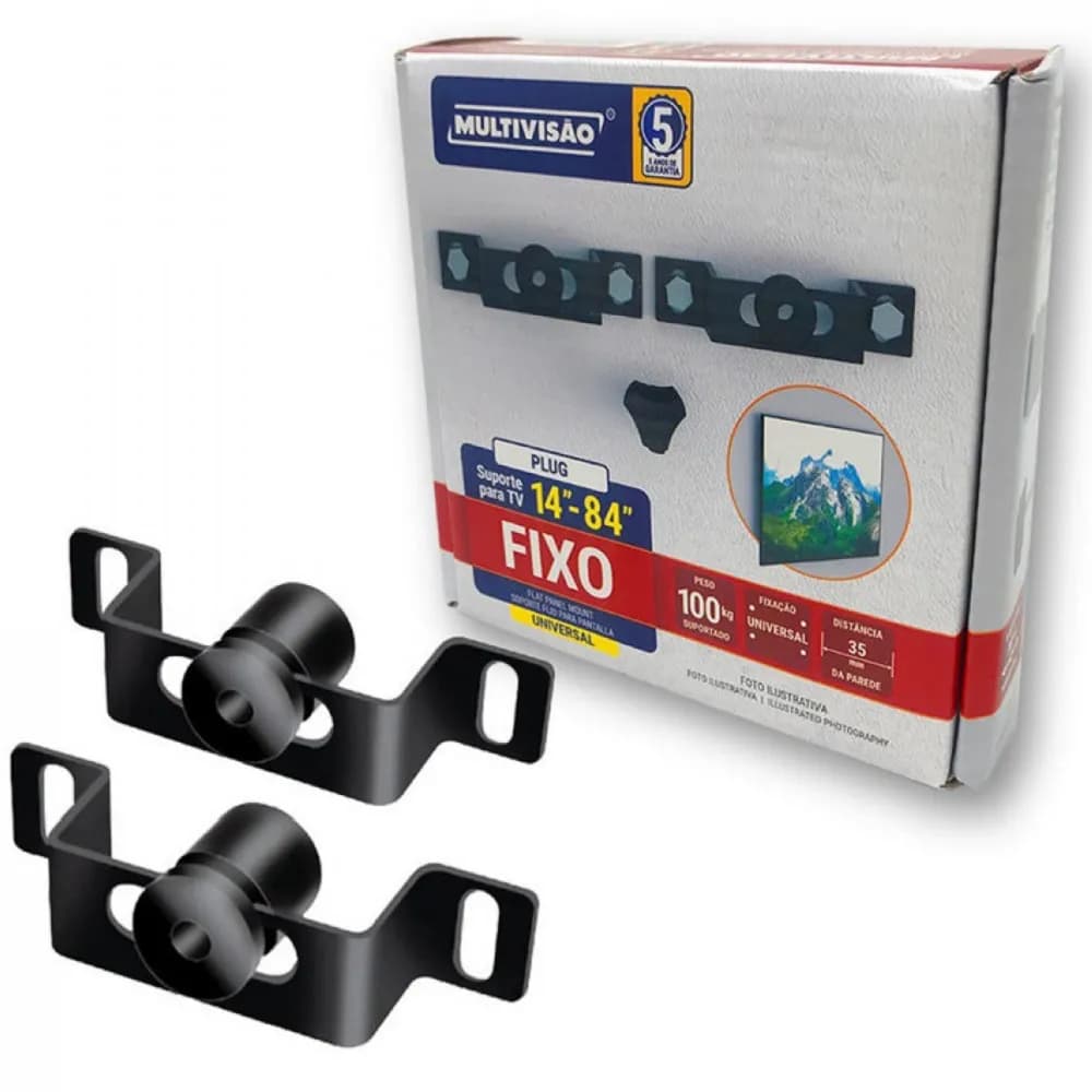 Suporte Para TV Televisão Universal De 14 A 84Pol. Para Várias Marcas Modelos Resistente LCD Smart