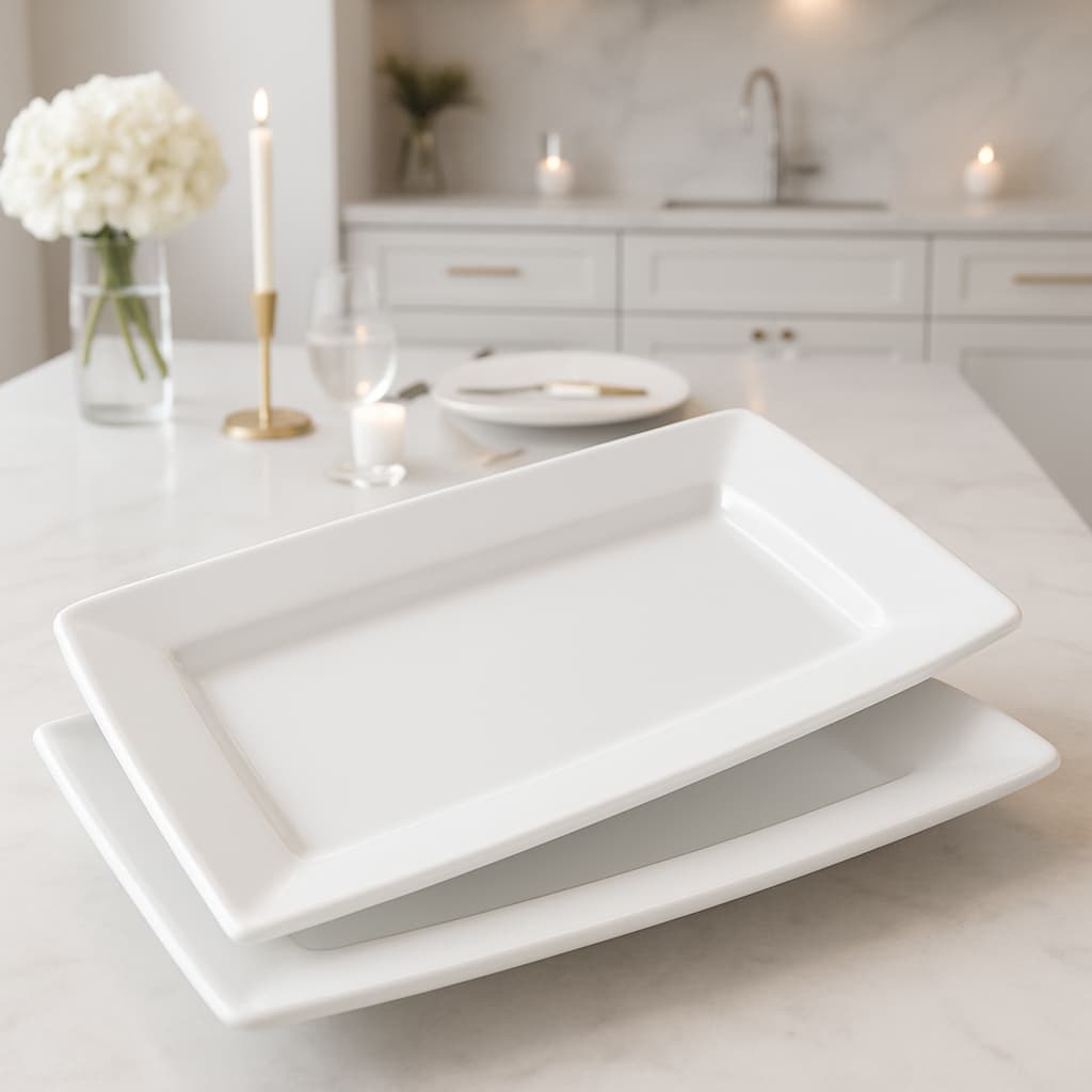 Kit 5 a 50 Bandejas Petisqueira Plástico Branca Lanches Porções Espetinho Bar Pasteis Petisco Festas