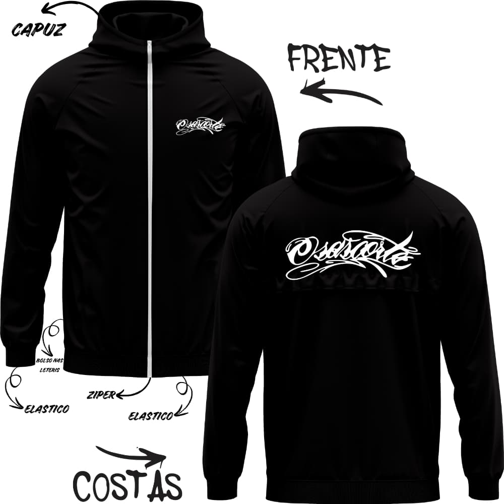 Corta Vento Masculino Feminina Blusa De Frio Osascorte Moto Grau Motoqueiro Estampada Unissex Capuz