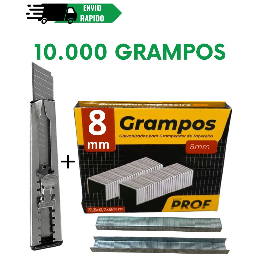 Grampos Para Grampeador Tapeceiro Ferramentas Profissional 4mm 6mm 8mm