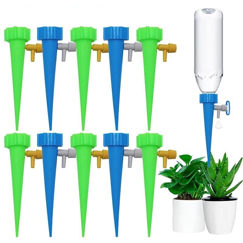 Kit Gotejamento Plástico Irrigador Acoplável Garrafa Planta Jardim Durável Envio Imediato