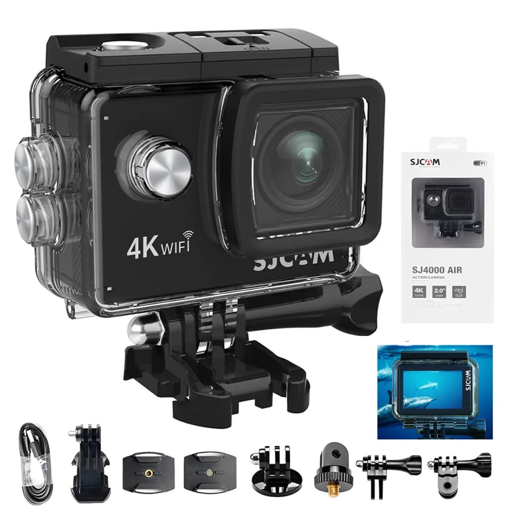 Câmera De Ação Sjcam 4000 Air Full Hd 4k Para À Prova D'água