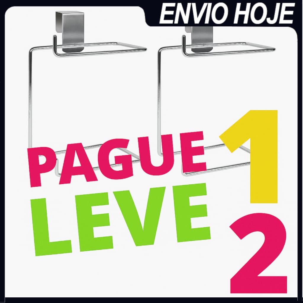 2 Suportes Duplo Para Papel Higiênico Para Caixa Acoplada Cromado