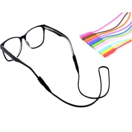 Cordão de Silicone para Óculos Adulto – Conforto / Segurança / Ajustável / Estiloso / Esportes