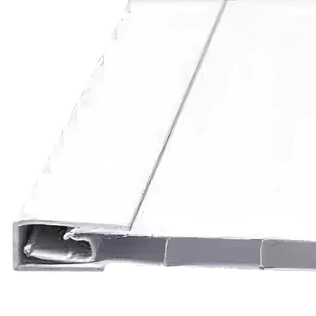 Kit Acabamento Perfil Rodaforro U De Pvc 8mmx120cm