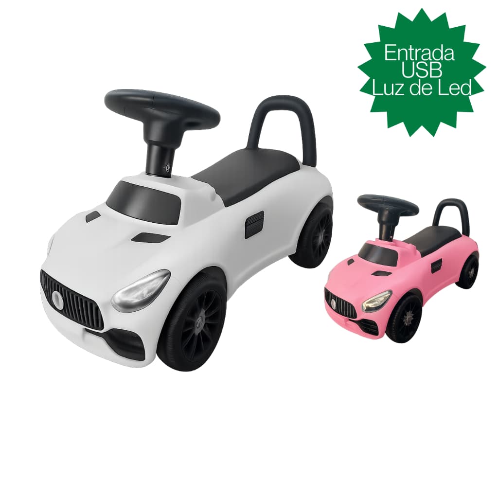 Carrinho Andador Infantil sem Pedal Primeiros Passos Bebê USB Criança Brinquedo