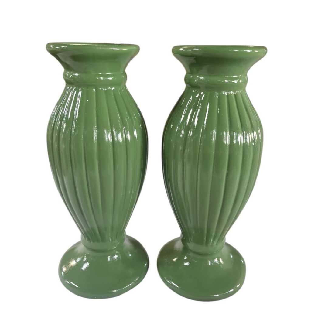 KIT 2 VASO ELEGANTE PEQUENO CRIARTE DECORAÇÕES CASA E FESTAS LUXUOSO PARA AMBIENTE