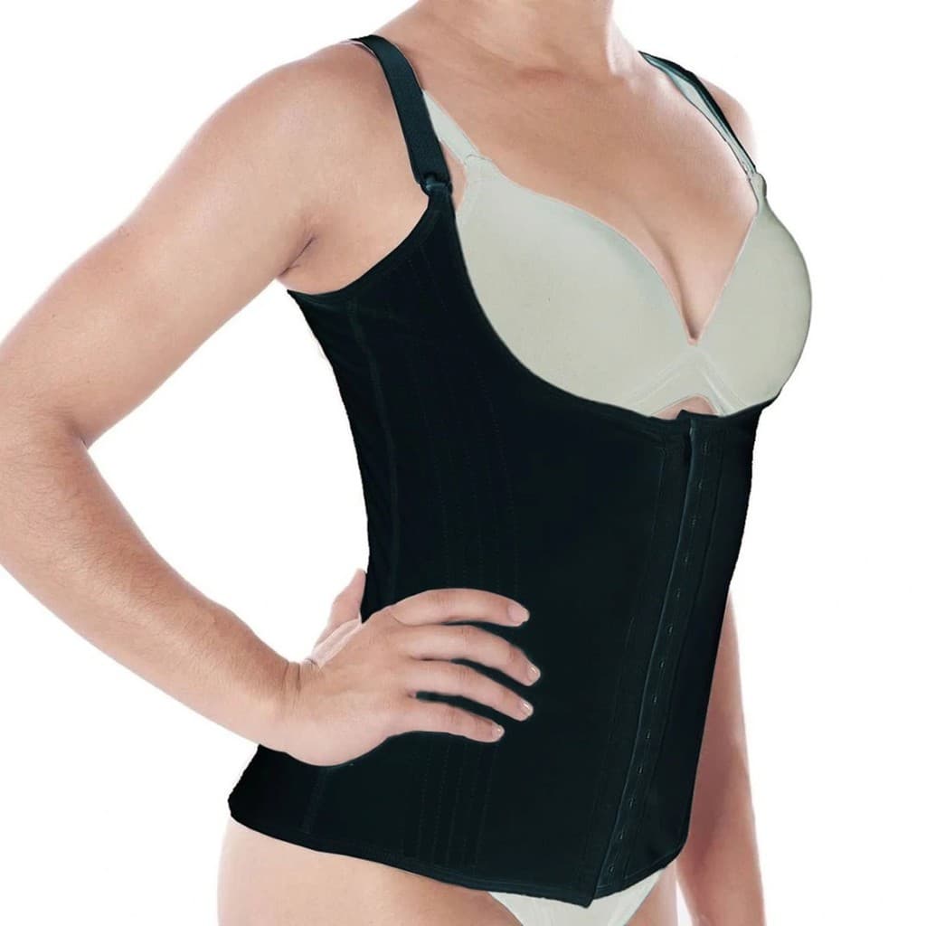 Cinta Modeladora Feminina 12 Barbatanas Afina Cintura Redutora de Cintura C/ Alça