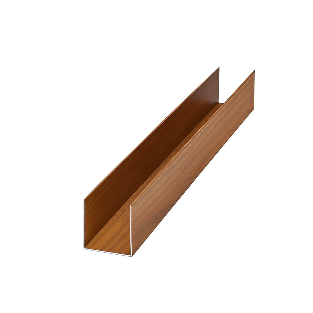 Protetor De Porta Aluminio Saia 5cm Madeirado 90cm E 1m