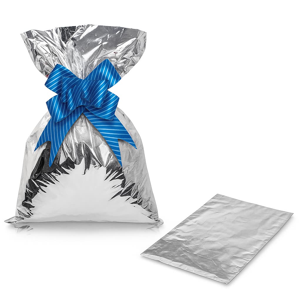 Embalagem Saco Para Presente Metalizado 30x45 Sem Fita