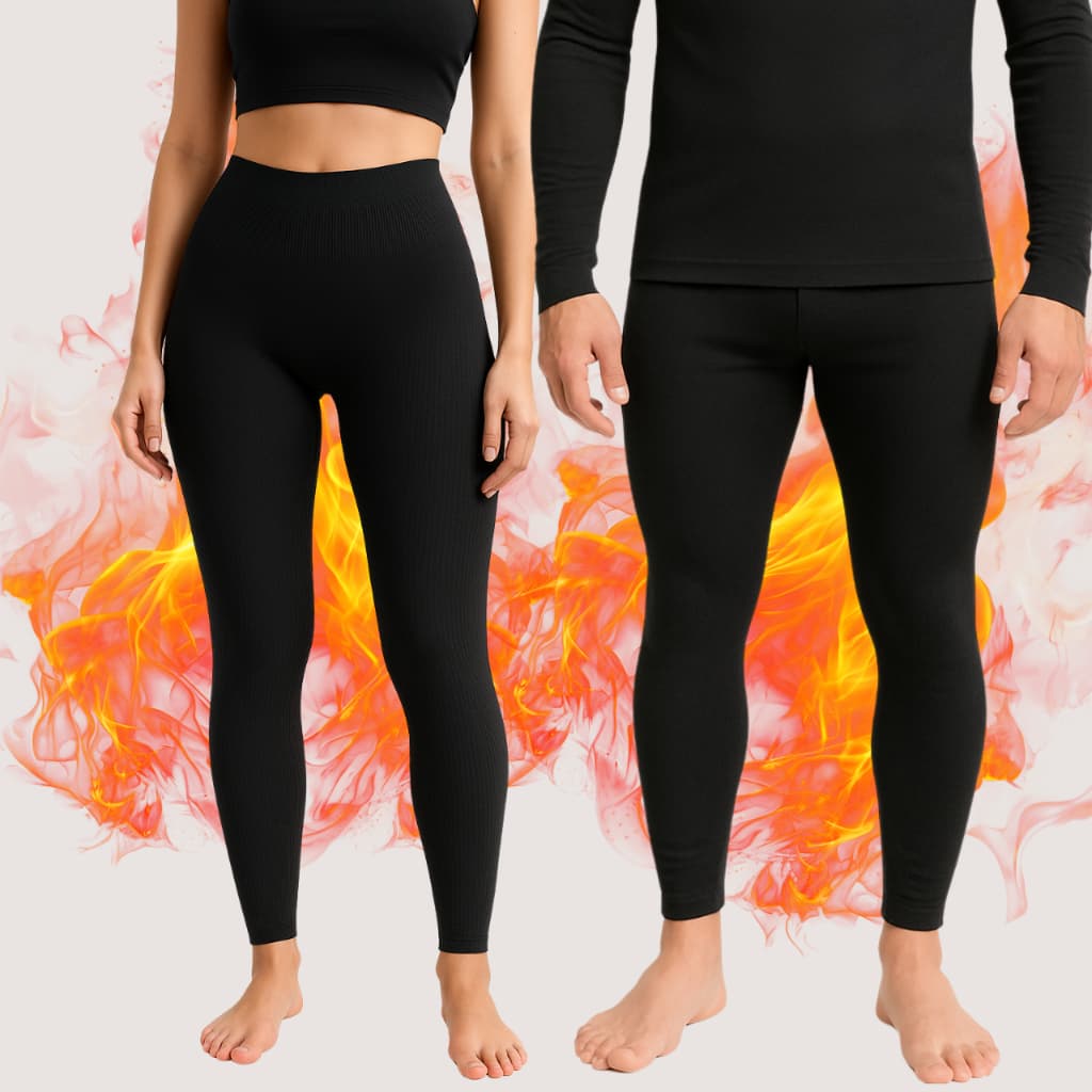 Calça Térmica Frio Masculina Feminina Inverno Peluciada Segunda Pele Grossa Quente