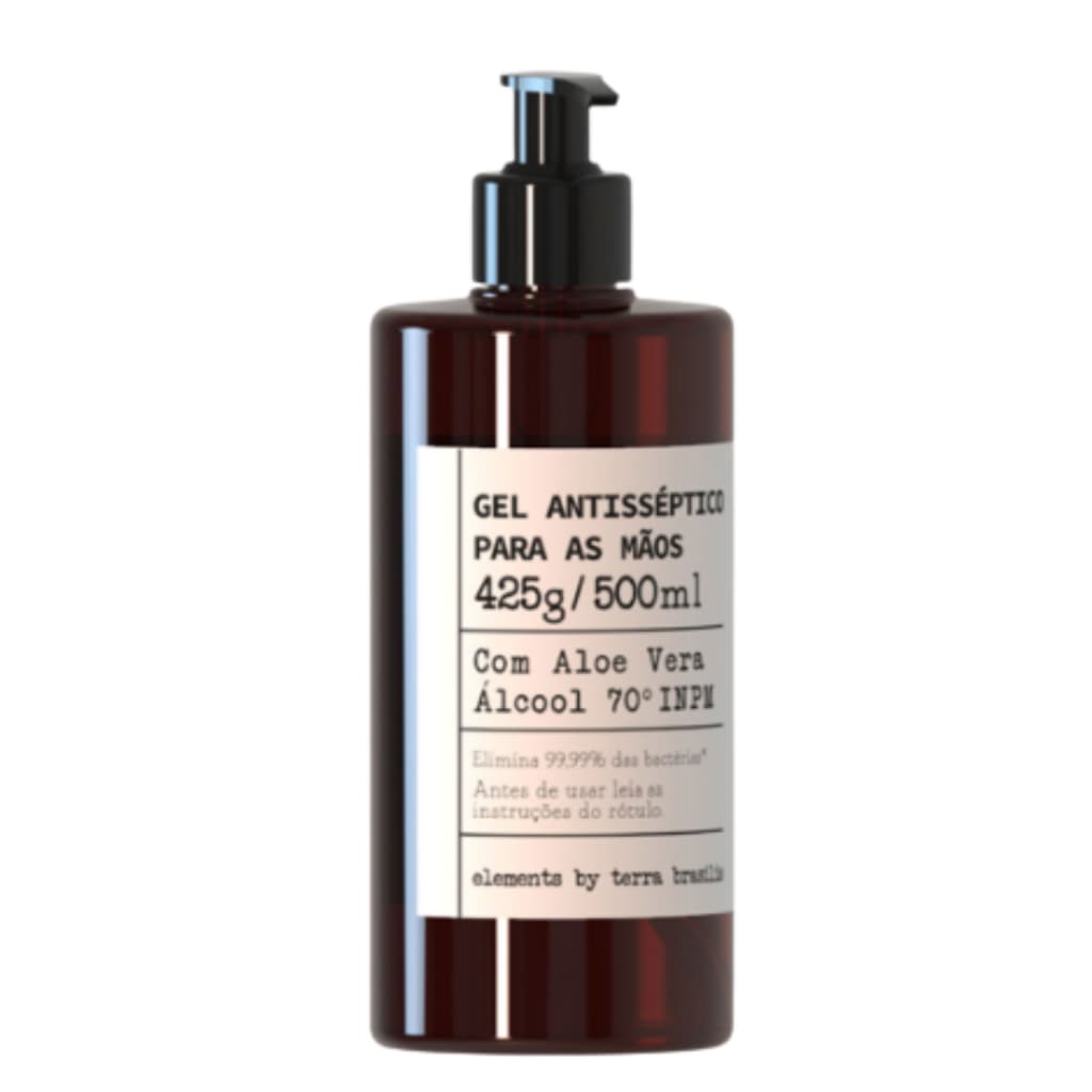 Alcool em Gel Antisseptico 70º  Hidratante Perfumado Realgems 500 ml