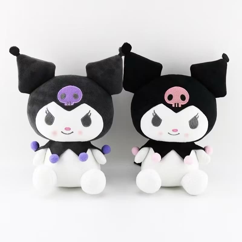 Kuromi Sanrio Boneca de pelúcia fofa 25cm Kuromi Sanrio