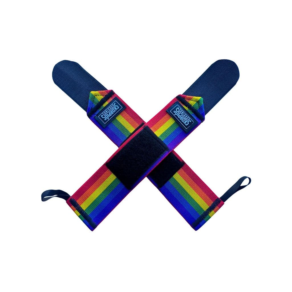 Par de Munhequeira Reforçada Arco-Íris