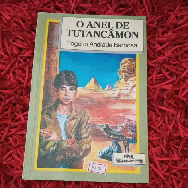 O anel de Tutancâmon Rogério Andrade Barbosa série biblioteca juvenil (1944b)