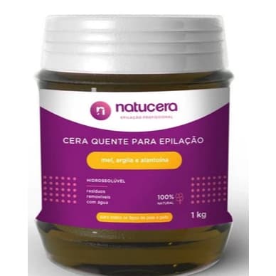 Cera Depilatória Hidrossolúvel Mel 1kg - Natucera
