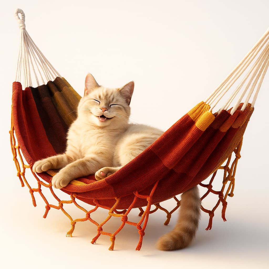 Rede de descanso para gatos