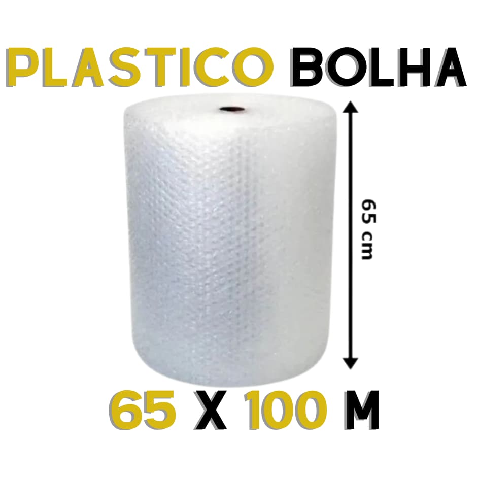 Plástico Bolha 65x100 - EMBALAGENS MATERIAL PROTEÇÃO MUDANÇAS