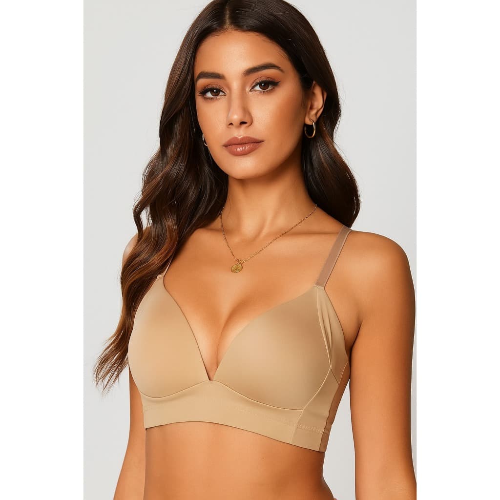 Sutia Bojo Confort Soft Sem Aro Confortável Gota Microfibra Poliamida Qualidade Molinho Não Amassa Soutien Moda Intima