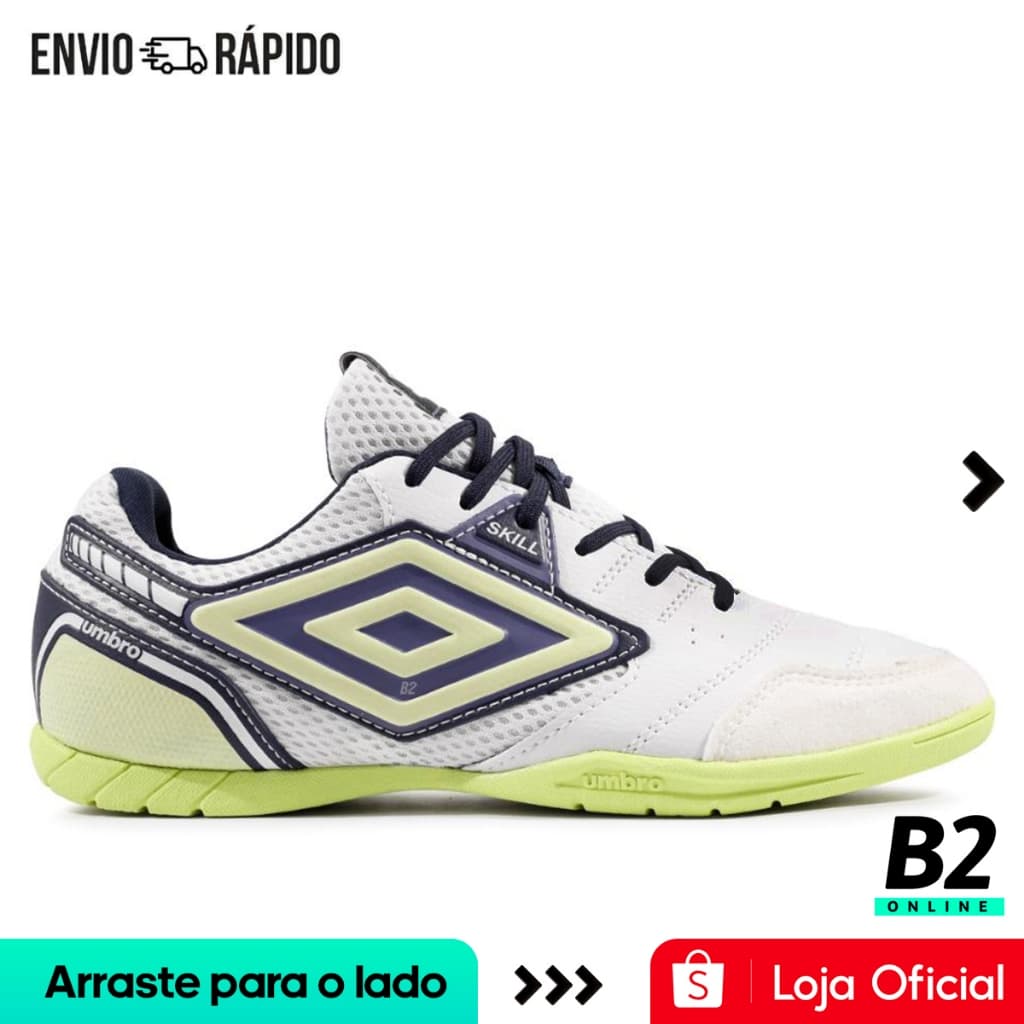 Chuteira Futsal Umbro Skill Unissex Original Com Nota Fiscal e Garantia