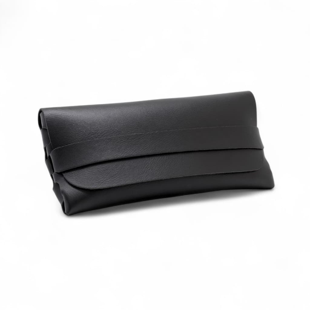 Kit 3 Porta óculos estojo couro ecológico case