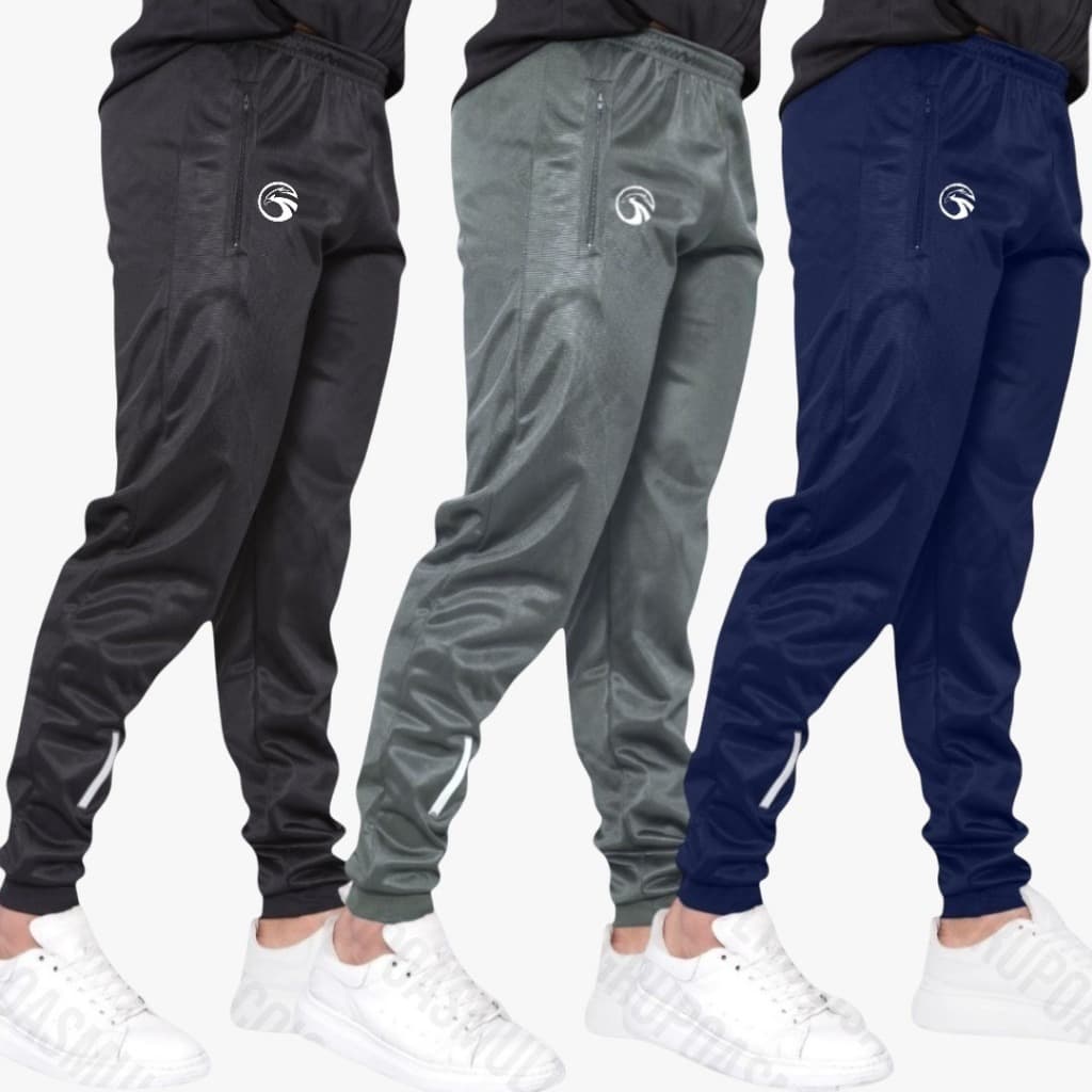 Calças Jogger Masculina - Kit 3 Calças - do P ao GG - Ótimas para caminhadas e academia - Totalmente flaneladas.
