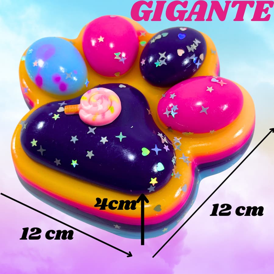 Pata Grande Taba Squishy Brinquedo Fidget Macio Gigante Fofo