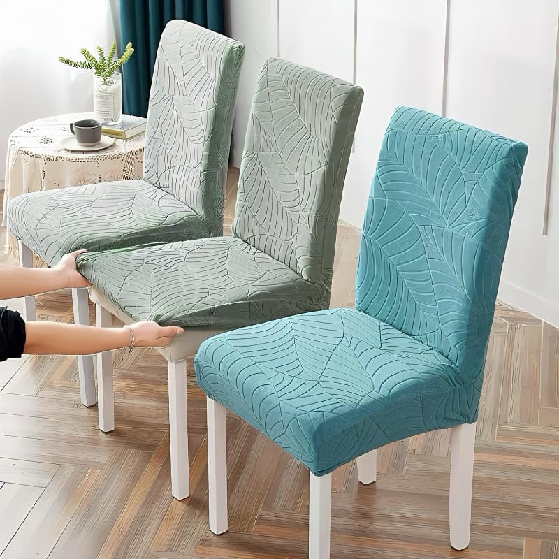 KIT2/4/6/8 Peças Cadeiras De Jantar  Capas Elásticas Jacquard Elastano Para Animais De EstimaçãoProtetores