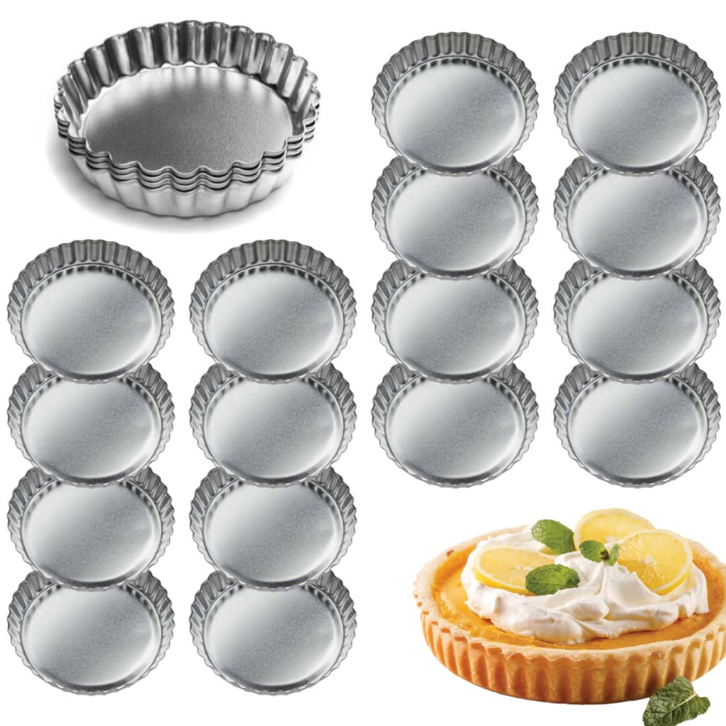 Kit Forma Mini Tortinha Crespa Forminha Para Torta Pequena Salgada Doce Festa