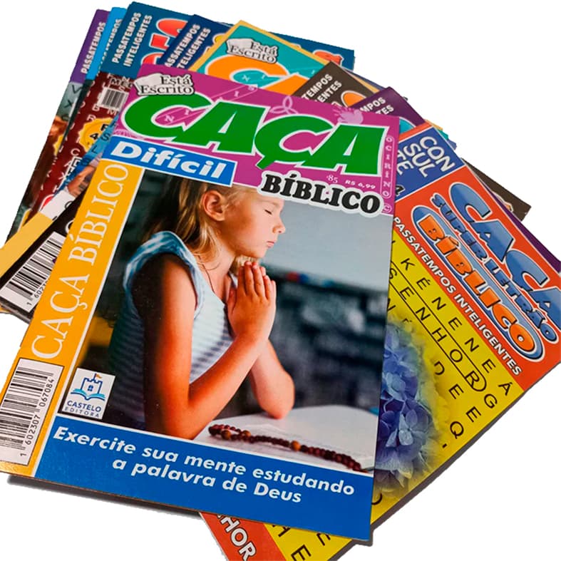 20 caça palavras bíblico revista passatempo revistinha passa-tempo