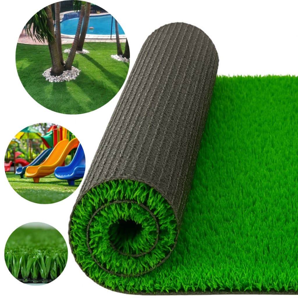 Grama Sintética Fit EcoGrass Espessura 12mm - Medida 2x0,50m - Verde - Soft Grass